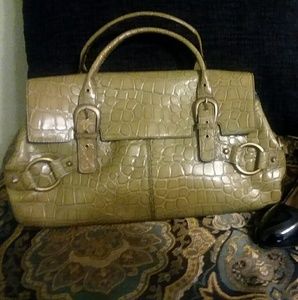 Adrianne Vittadini canvas doctor handbag.